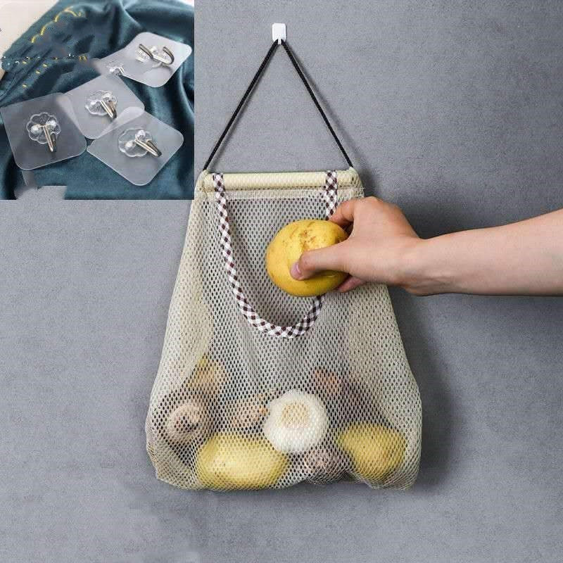 Reusable Hangable Vegetable Storage Net Bag