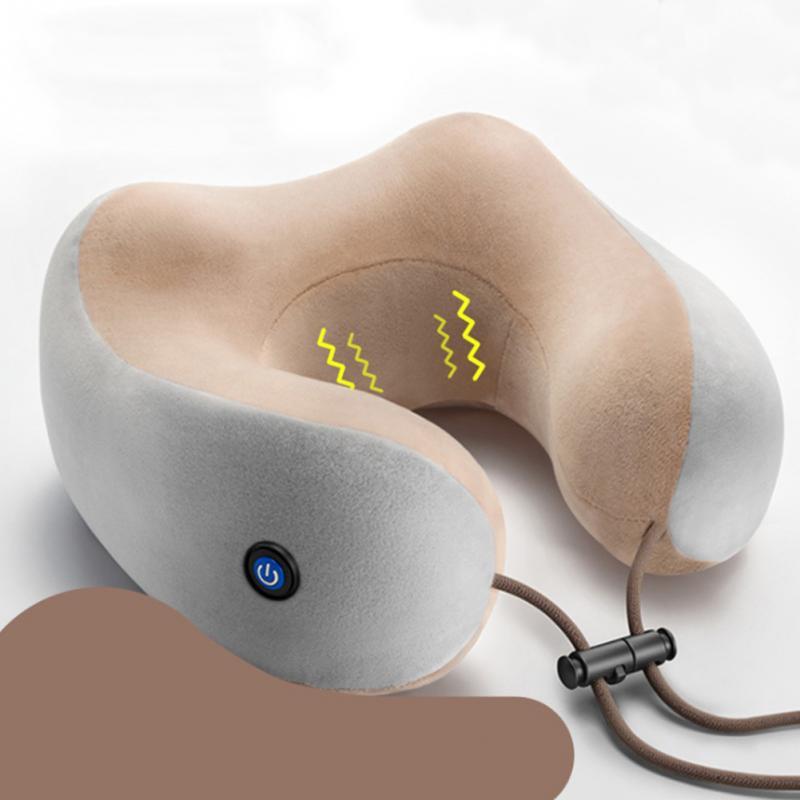 Gold U-Type Multi-Function Massage Pillow