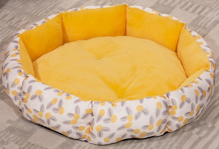 Octagonal Cage Pet Bed Universal Fleece Lining