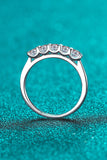 925 Sterling Silver Moissanite Ring