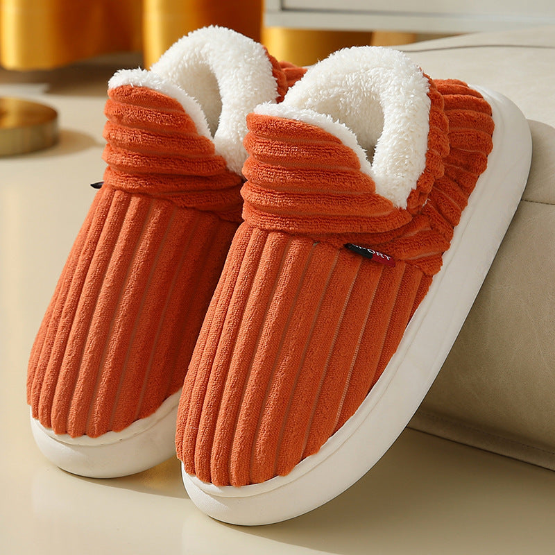 Women Cotton Plush Slippers