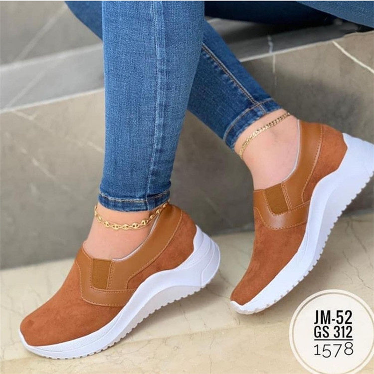 Breathable Flat Sneakers for Women