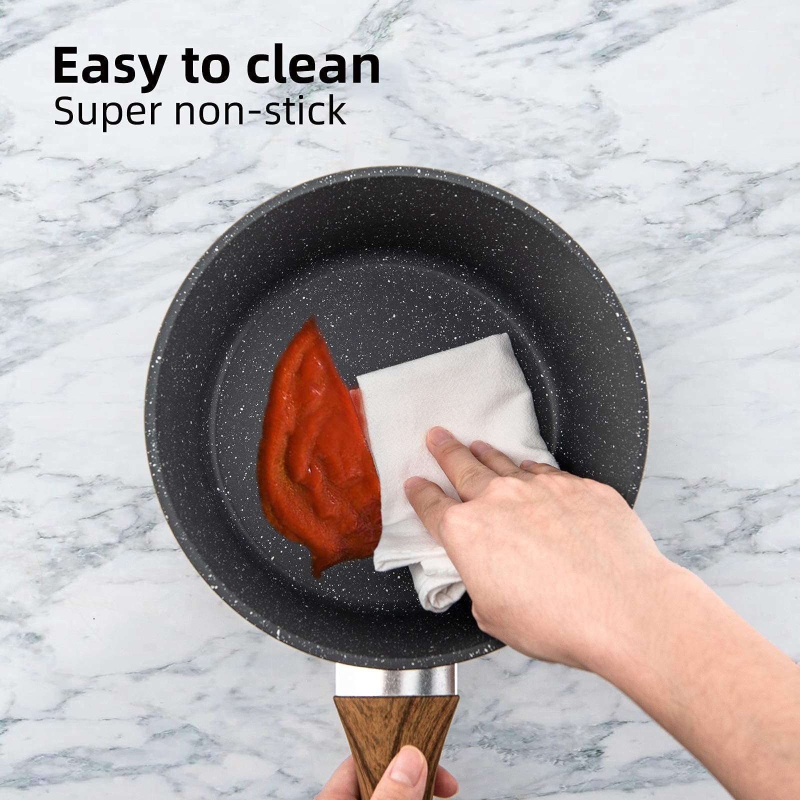 3-Piece Nonstick Frying Pan Set