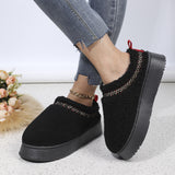 Ethnic Style Plush Slippers