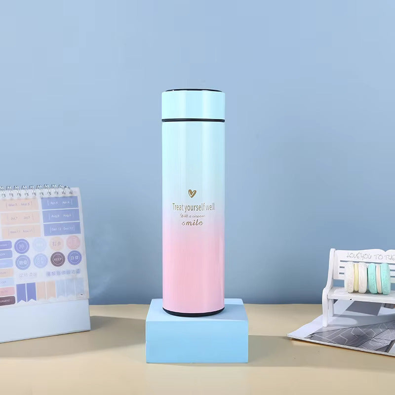 Smart Stainless Steel Thermos – 500ml Vacuum Insulated Bottle With LED temperature display
