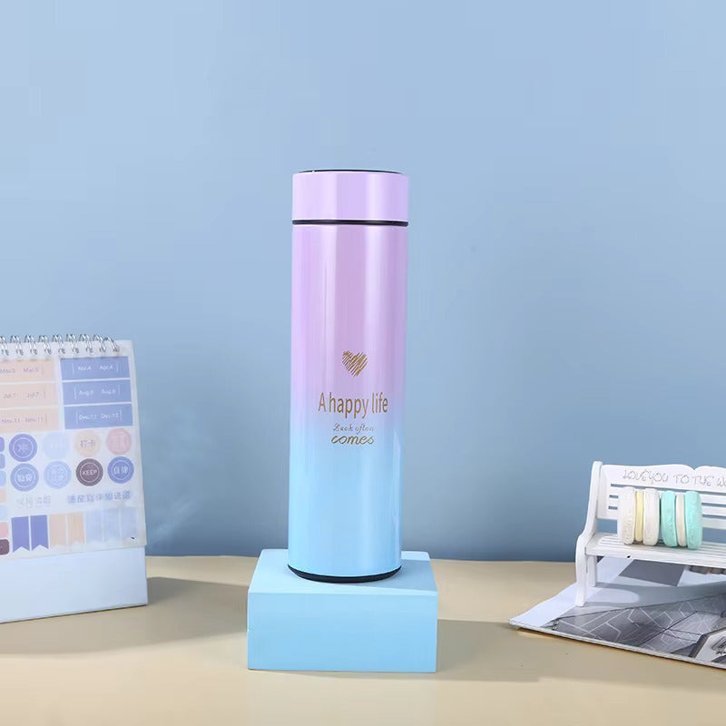 Smart Stainless Steel Thermos – 500ml Vacuum Insulated Bottle With LED temperature display