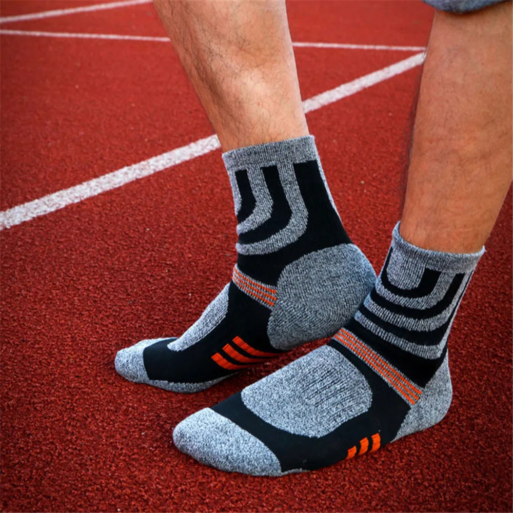 Men's Anti-Blister Winter Terry Sports Socks