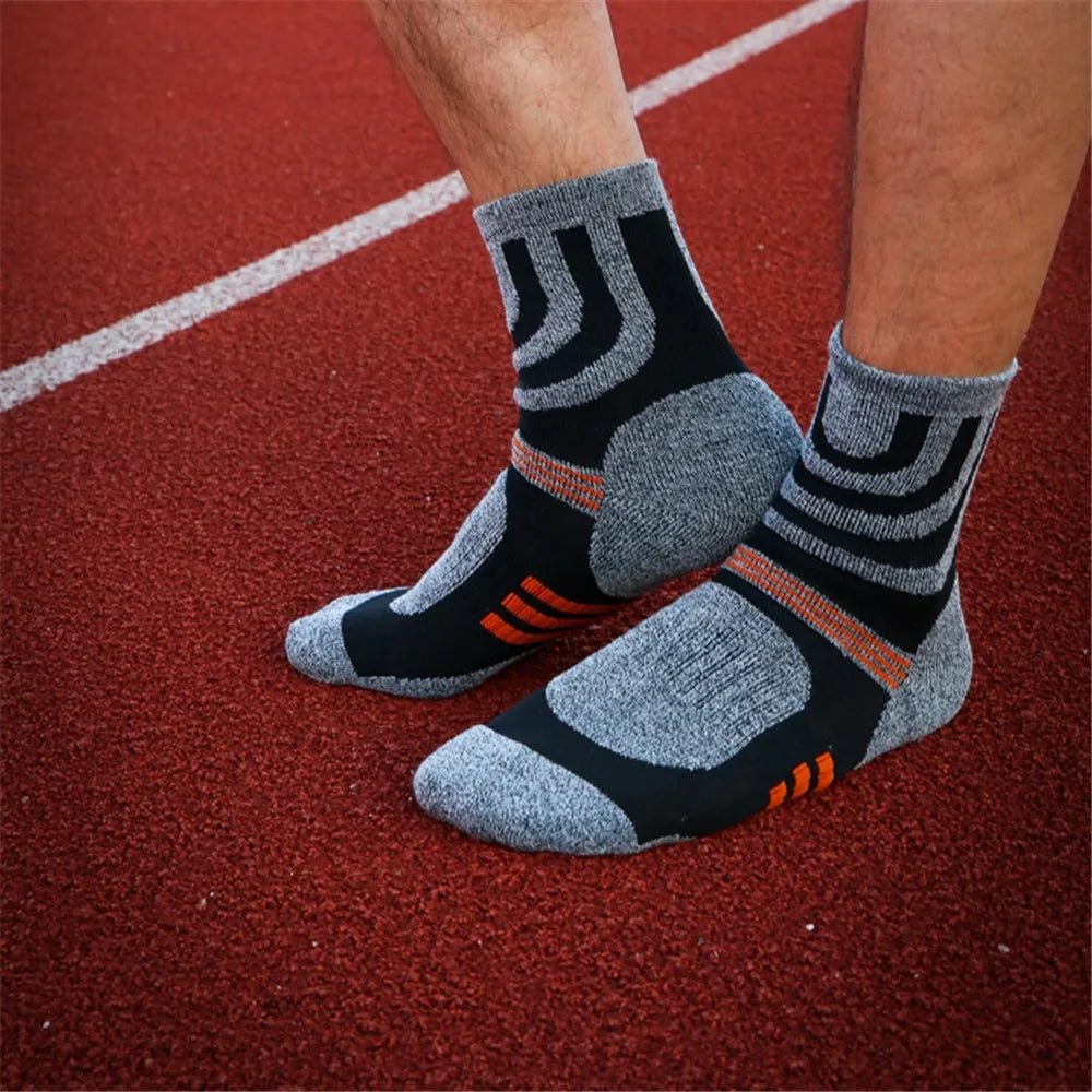 Men's Anti-Blister Winter Terry Sports Socks