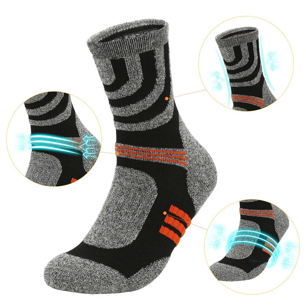 Men's Anti-Blister Winter Terry Sports Socks