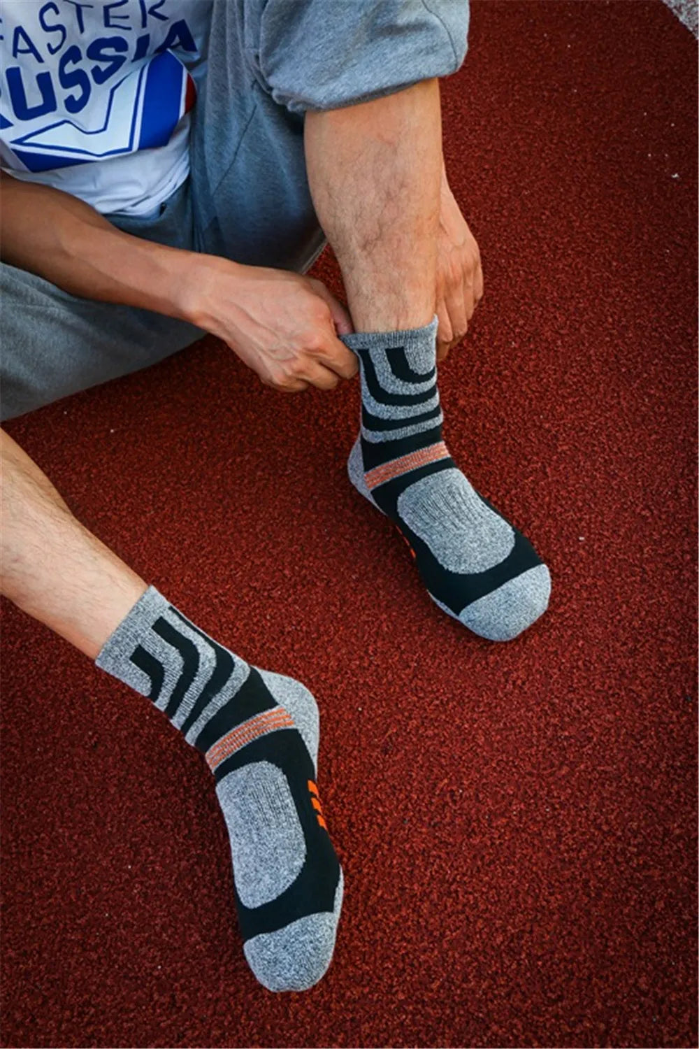 Men's Anti-Blister Winter Terry Sports Socks