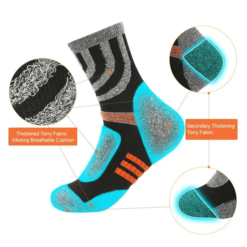 Men's Anti-Blister Winter Terry Sports Socks