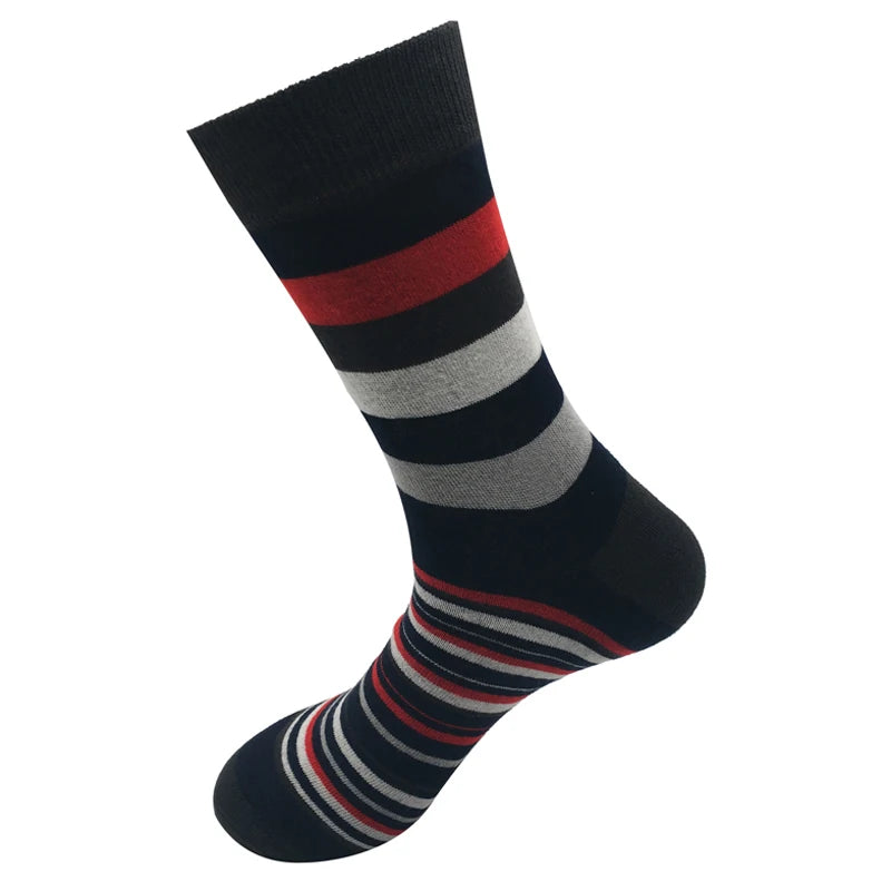 Men's Striped Cotton Socks