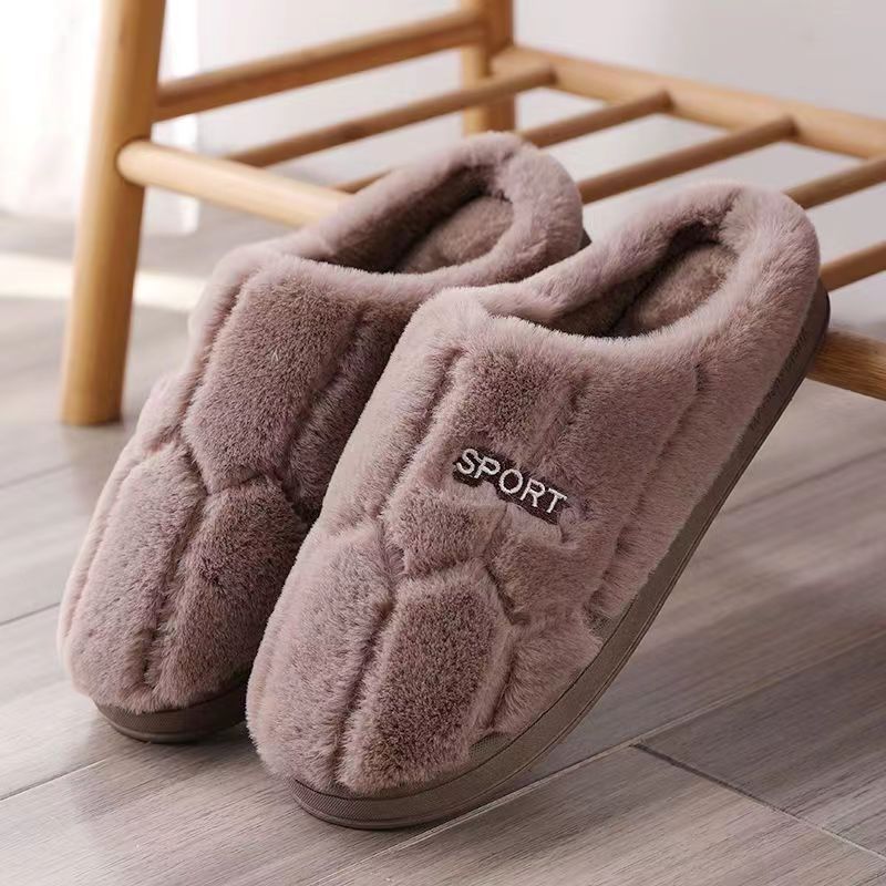 Couple's Wool Slippers - Warm Non-Slip Plus Velvet