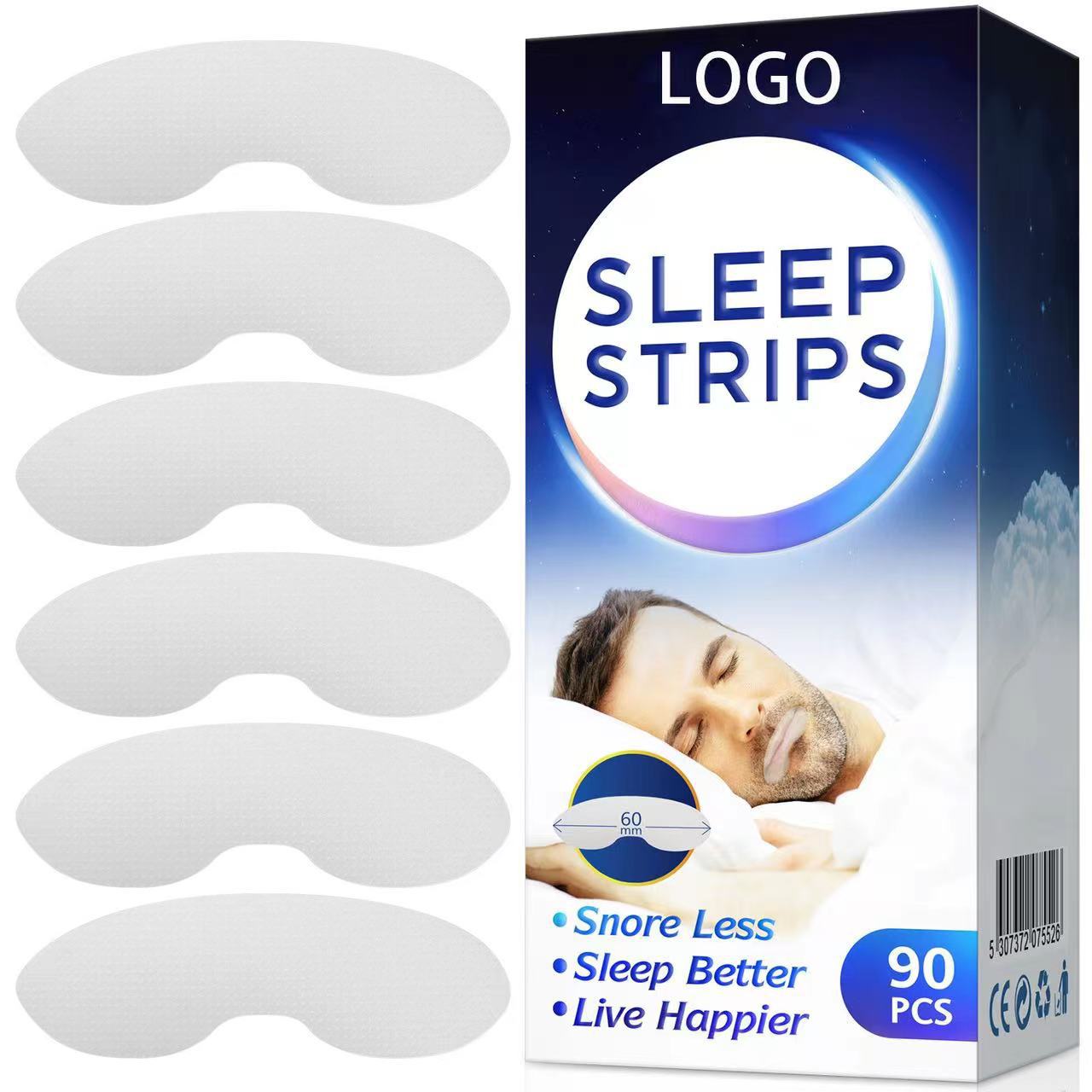 3 Anti-Snore Mouth Breathing Stickers for Kids