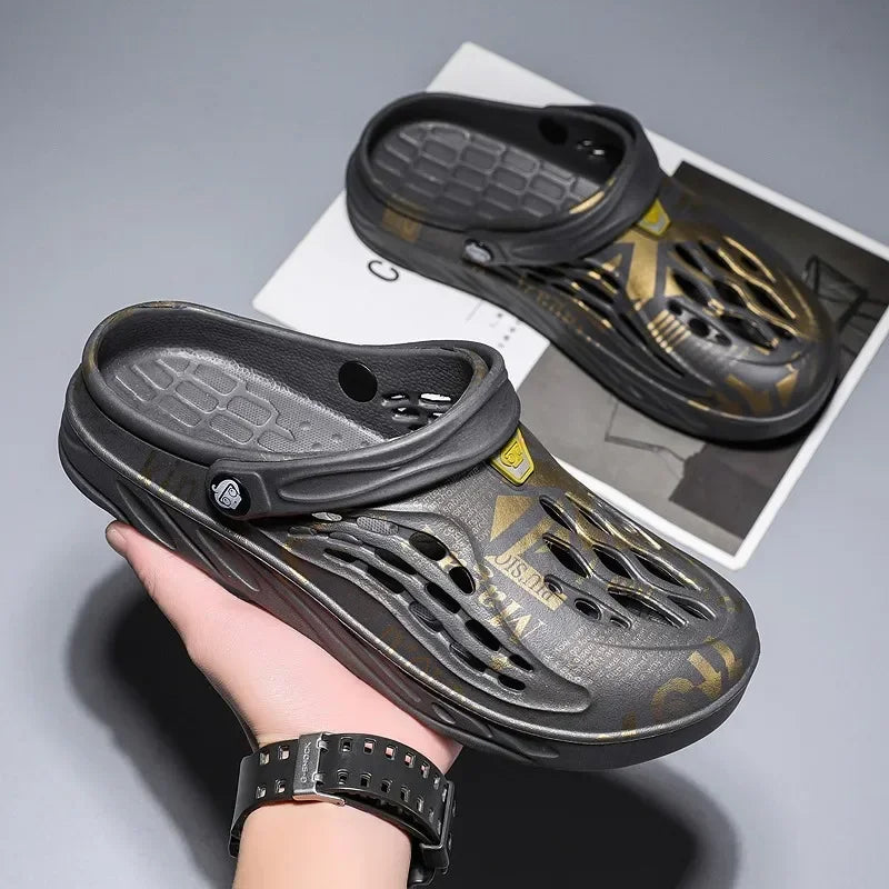 2024 Plus-Size Men's Casual Slipper Sandals