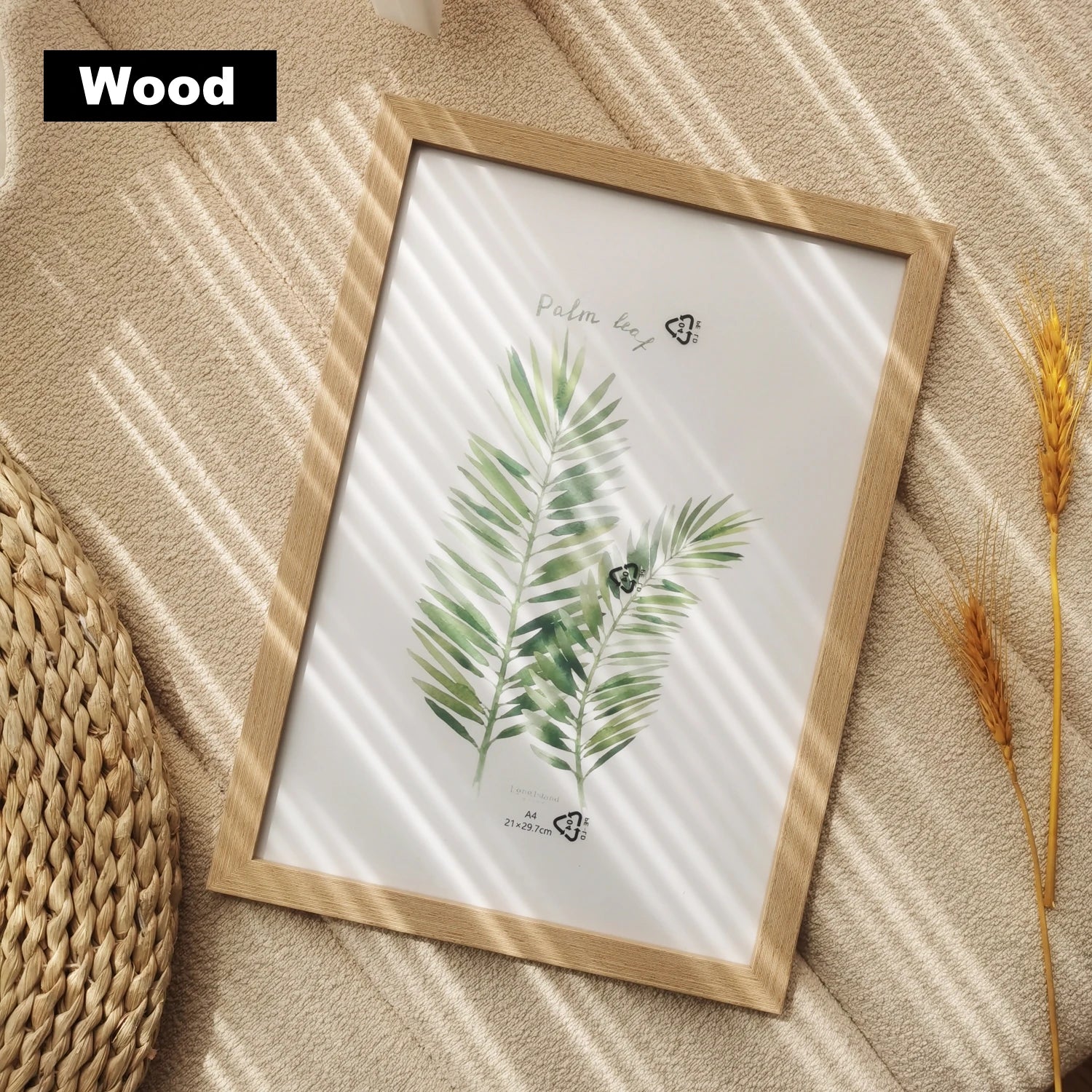 Wooden Photo Frame – Wall Hanging or Stand for A4 Pictures