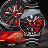 OLEVS Men's Luxury Car Rim Watch – Waterproof & Stylish