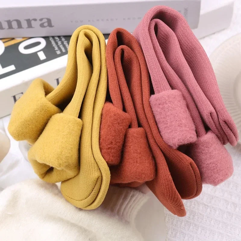 Women Men Winter Socks Warm Thicken Thermal Snow Boots Floor Socks Soft Velvet Cashmere Sock Sleep Solid Color Home Floor Socks