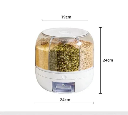 360° Rotating Rice & Cereal Dispenser