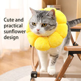 Sunflower Pet Elizabethan Collar – Adjustable Anti-Bite & Lick Protection