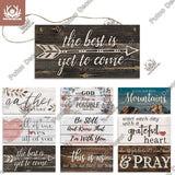 Hope Wooden Wall Plaque