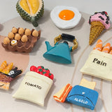 3D Food Cartoon Fridge Magnets – Set of 10