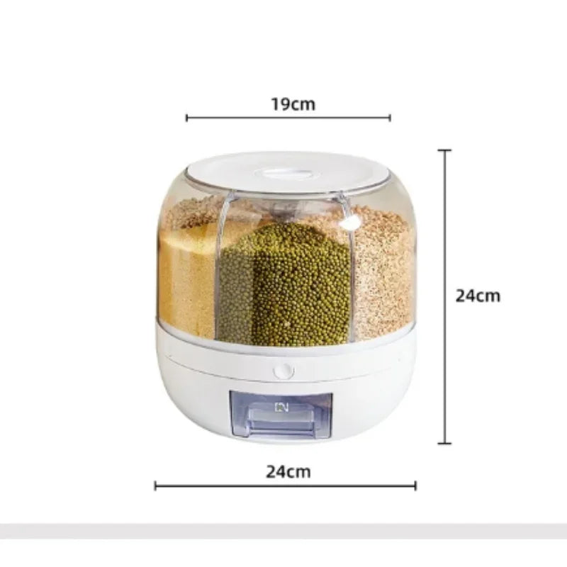 360° Rotating Rice & Cereal Dispenser