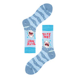 Happy Shark Unisex Hip Hop Skateboard Socks