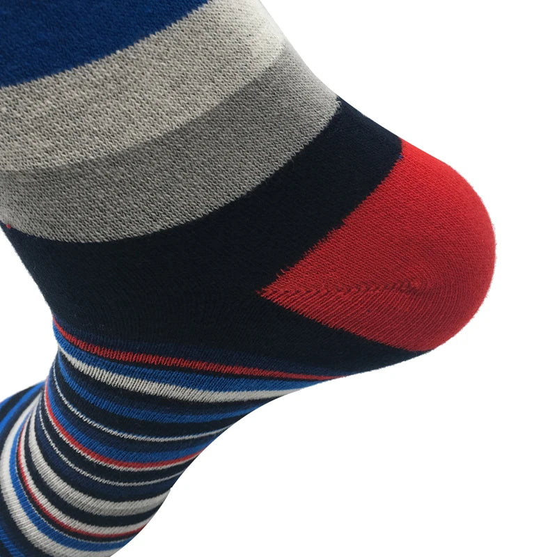 Men's Striped Cotton Socks