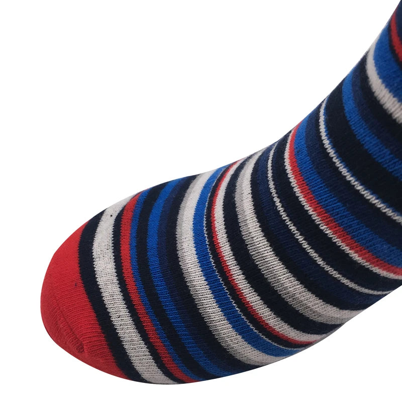 Men's Striped Cotton Socks