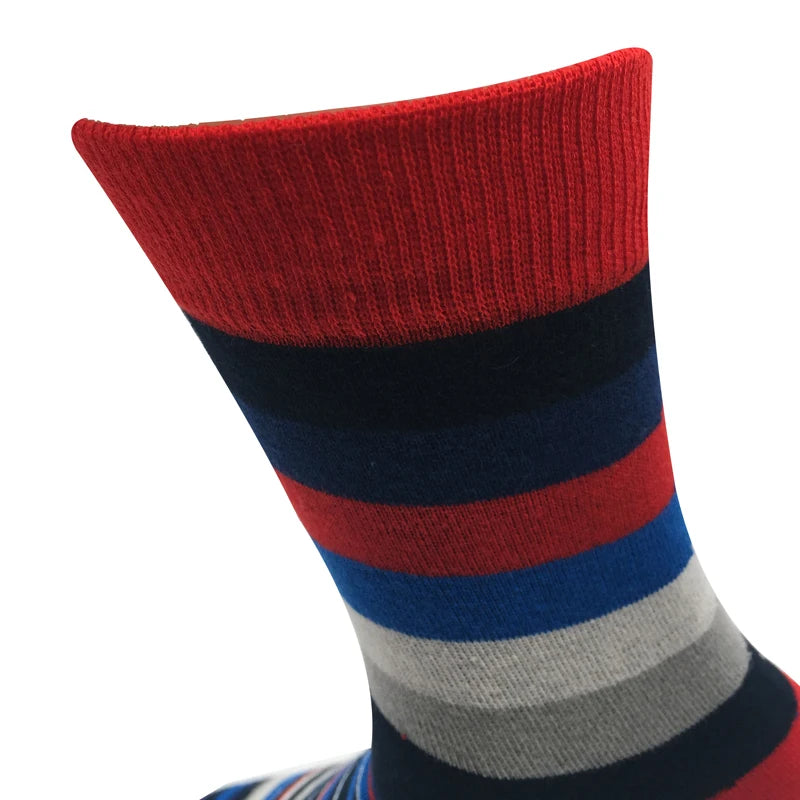 Men's Striped Cotton Socks