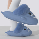 Holidays Shark Slippers for Men & Women - Warm, Fuzzy, Non-Slip Cozy Slippers for Christmas & Winter