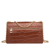 High-End Leather Chain Bag