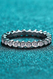 Moissanite 925 Sterling Silver Eternity Ring