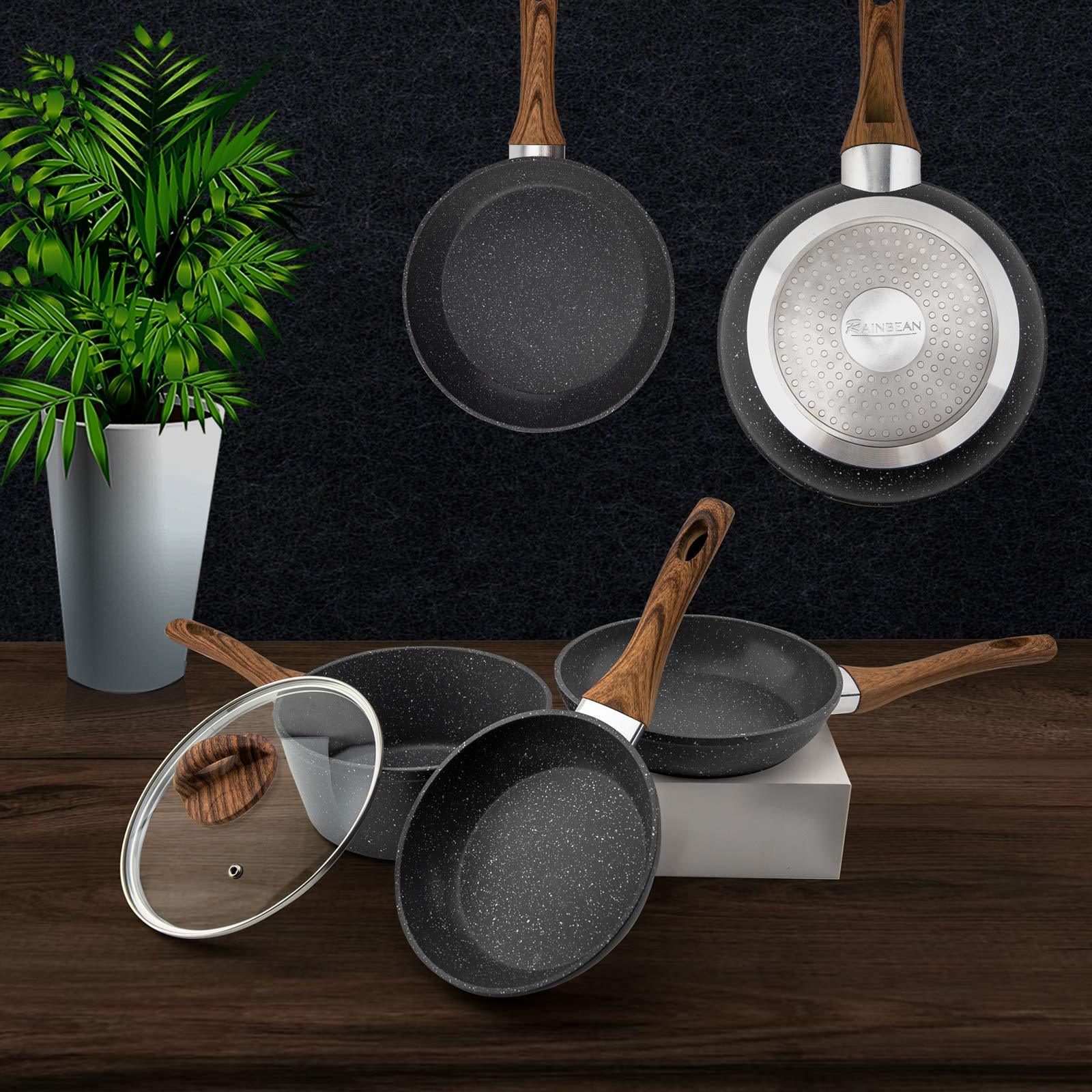 3-Piece Nonstick Frying Pan Set