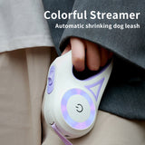 Retractable Dog Leash with Collar for Small to Medium Dogs