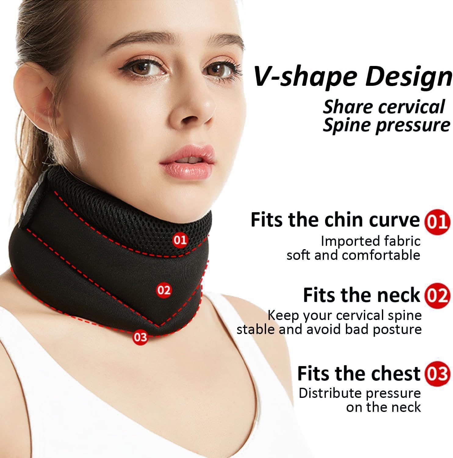 Adjustable Neck Brace for Pain Relief