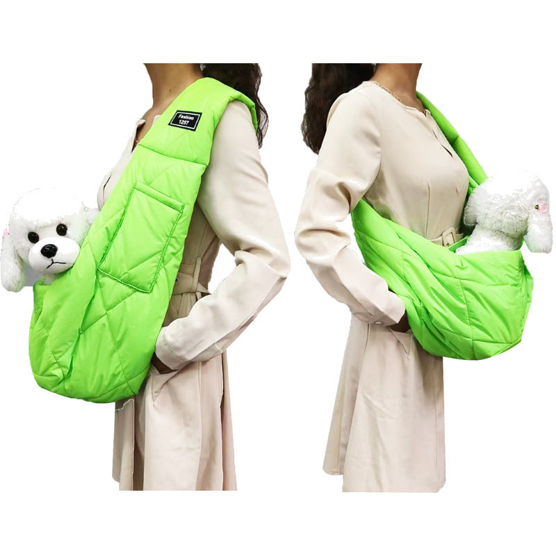 Winter Cold-Proof Pet Crossbody Backpack