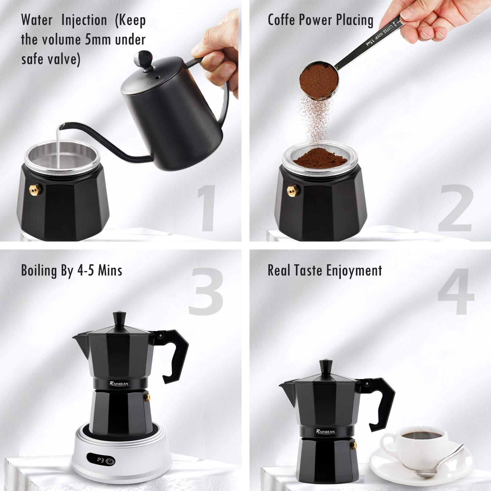 Stovetop Espresso Maker Moka Pot