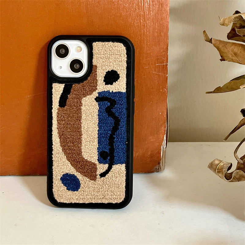 Towel Embroidery Phone Case Protective Case