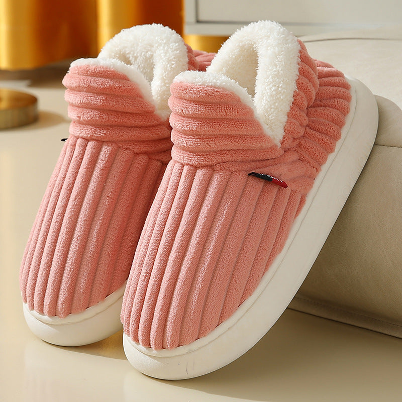 Women Cotton Plush Slippers