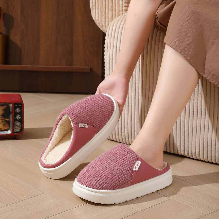 Lightweight Plush Home Slippers