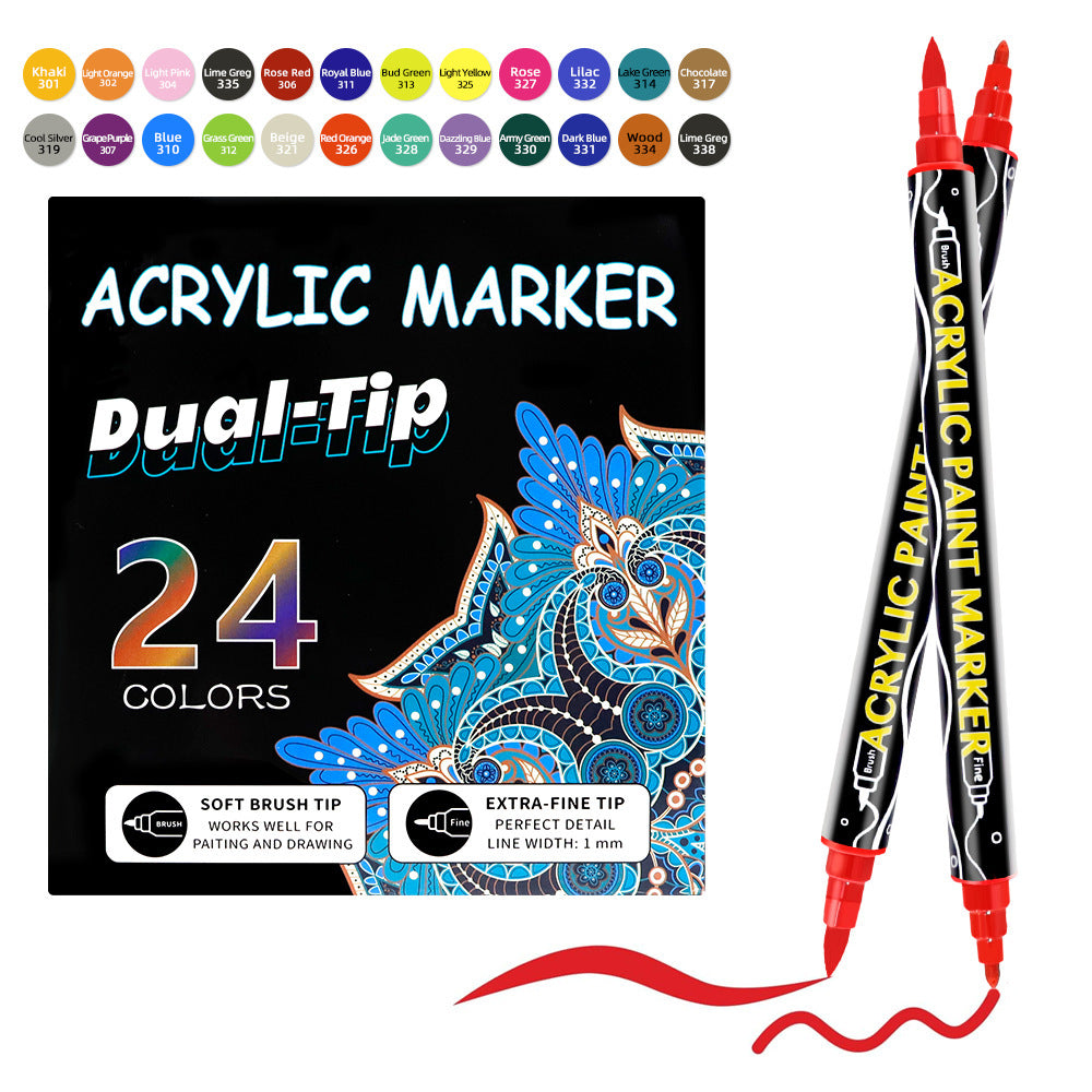 Acrylic Double-headed Marker Pen