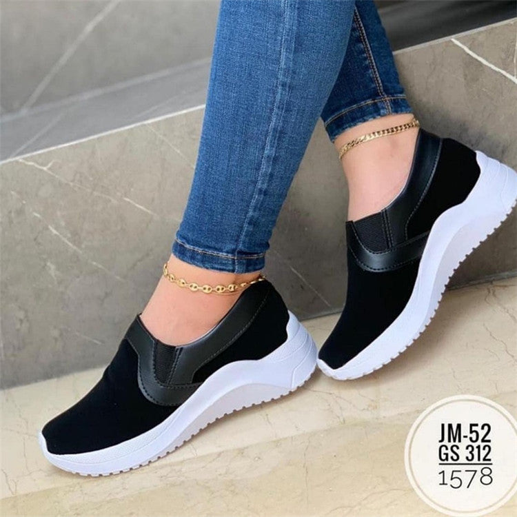 Breathable Flat Sneakers for Women