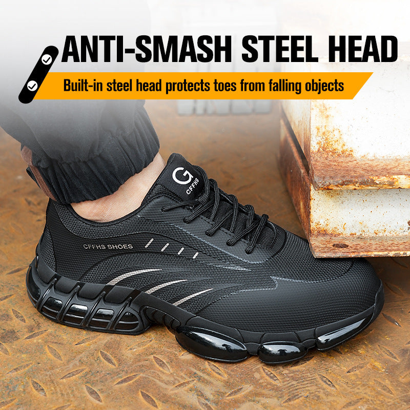 Popcorn Sole Safety Shoes for Protective Footwear