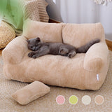 Luxury Plush Cat & Dog Bed – Winter Warm Sofa