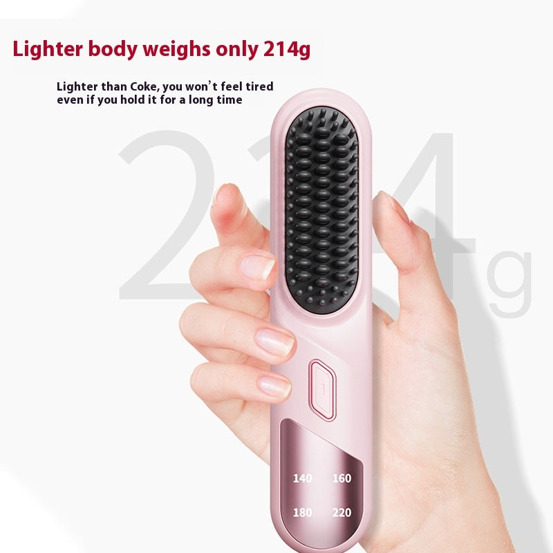 Cordless Hair Straightener Brush