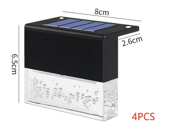 Waterproof RGB LED Solar Step Light