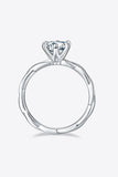 1 Carat Moissanite 925 Sterling Silver Ring