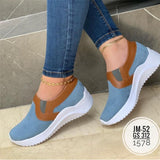 Breathable Flat Sneakers for Women